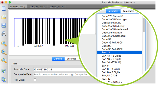 barcode x for mac